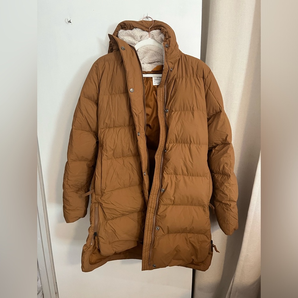 REI co op mid thigh length winter coat